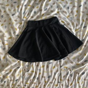XS black miniskirt